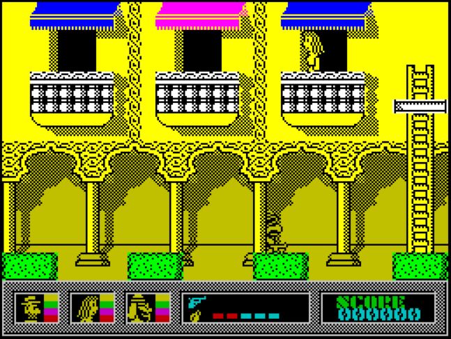 Mystery of the Nile - ZX Spectrum game screenshot (1987) by Zigurat